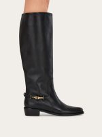 Ferragamo F buckle knee boot - Image 5